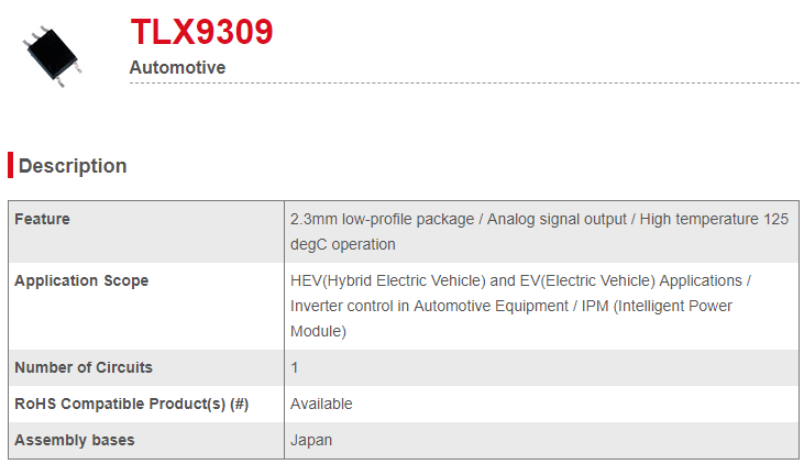 TLX9309 Description TLX9309 Description
